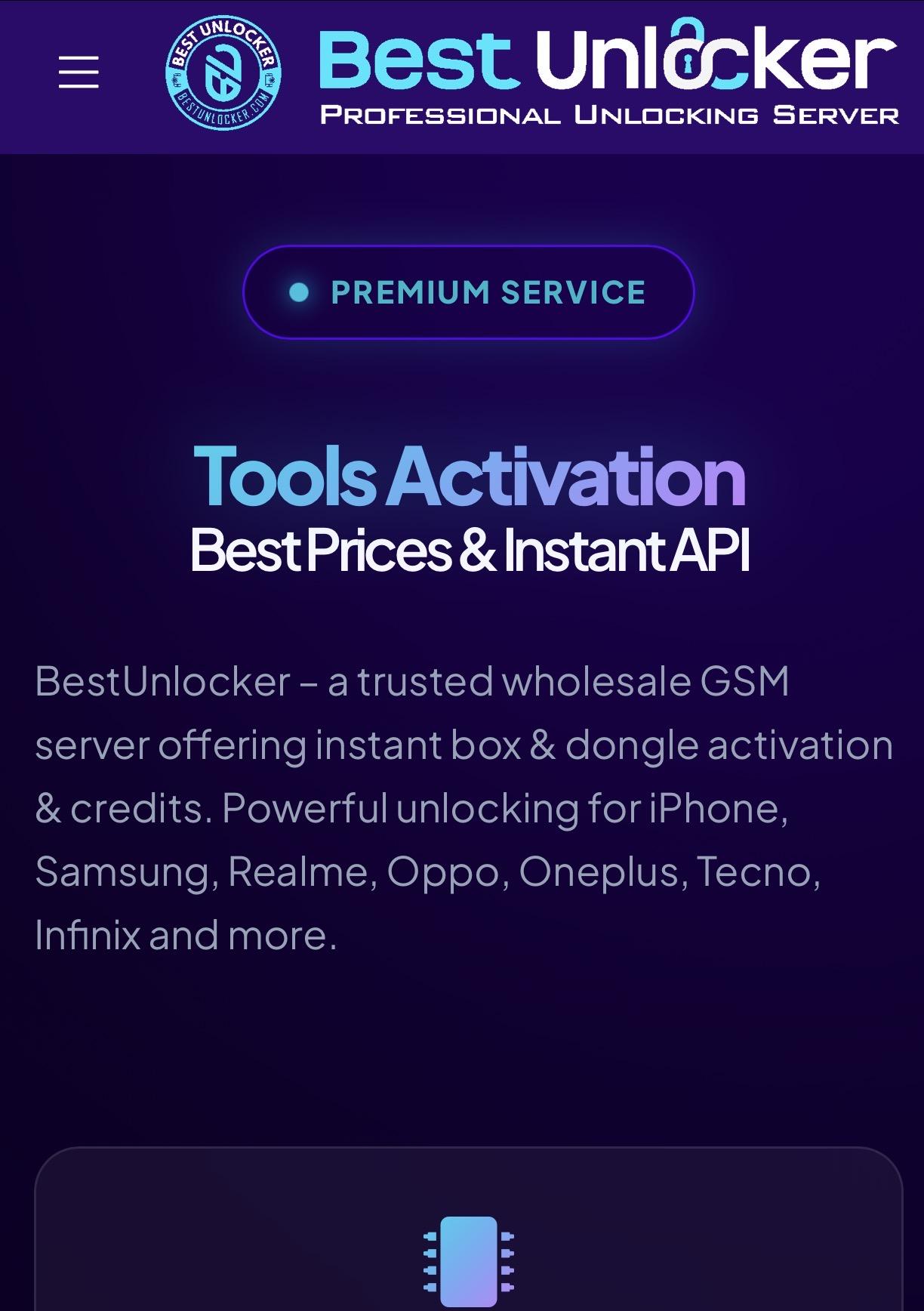 Best Unlocker Tool Credit - Any Quantity